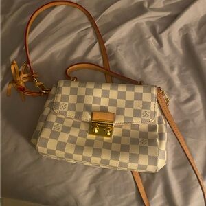 LV Checkered Designer Crossbody Bag